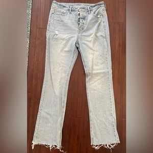 Old Navy Light Wash Extra High Rise Boot Cut Jeans